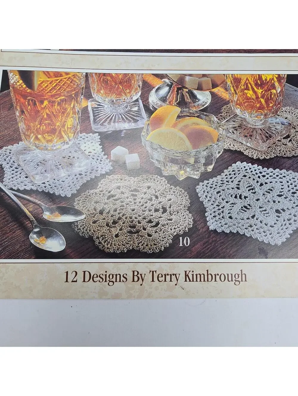 Vintage Lot of 9 Leisure Arts Leaflets Crochet Doilies Rugs Table Toppers